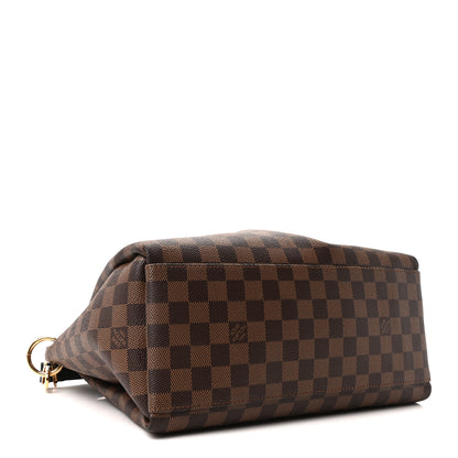 Louis Vuitton Damier Ebene Odeon Tote MM Black 4 of 9