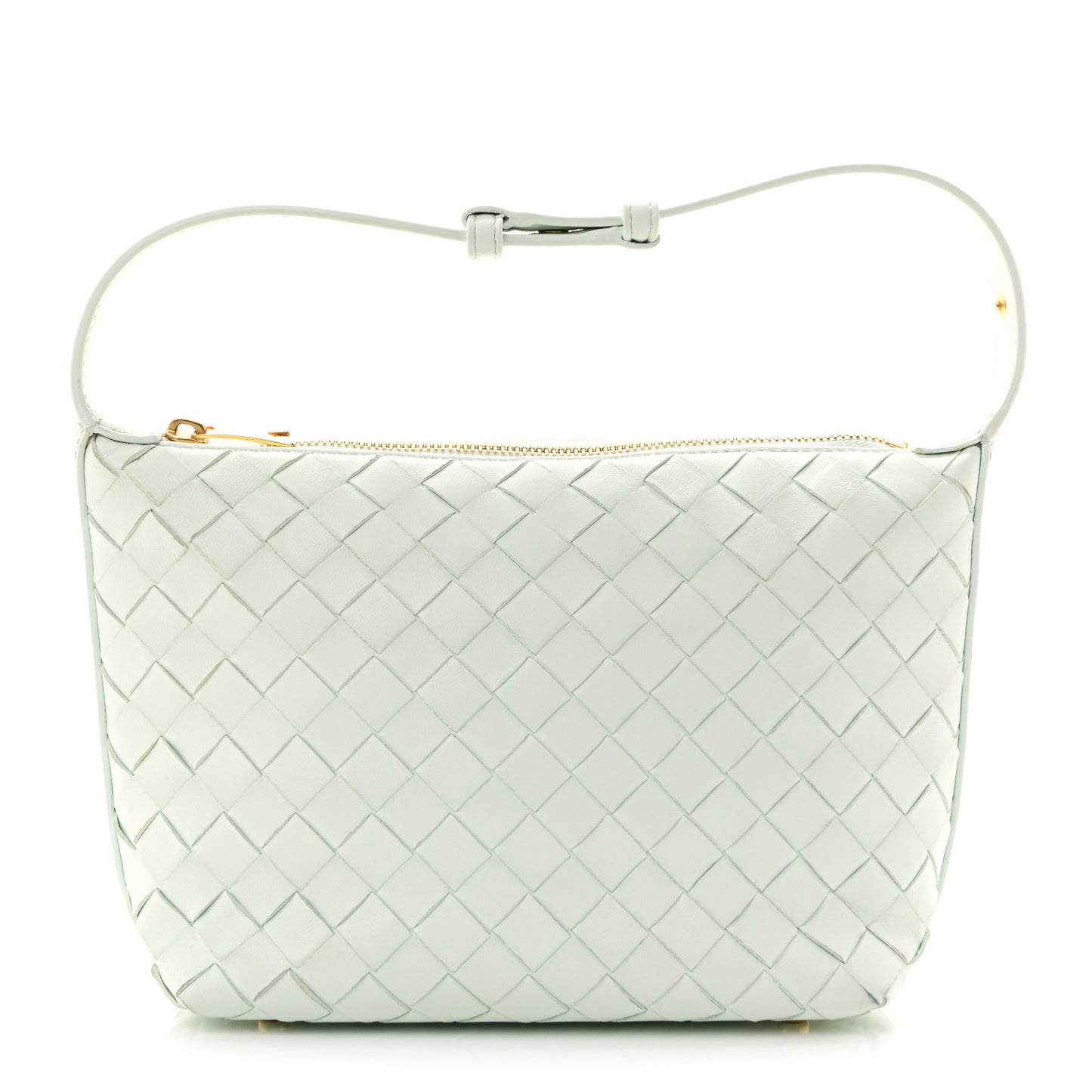 Calfskin Nappa Intrecciato Mini Wallace Glacier Muse