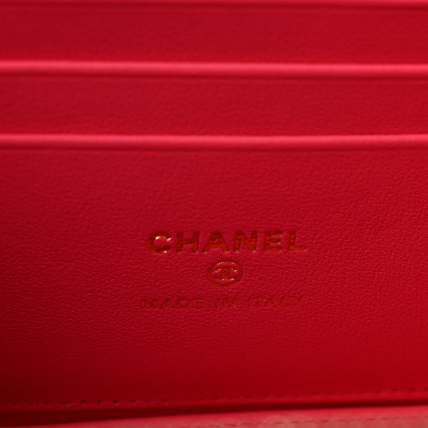 Chanel Lambskin Quilted Baguette Crystal Top Handle Vanity Case With Chain Fuchsia 6 of 12