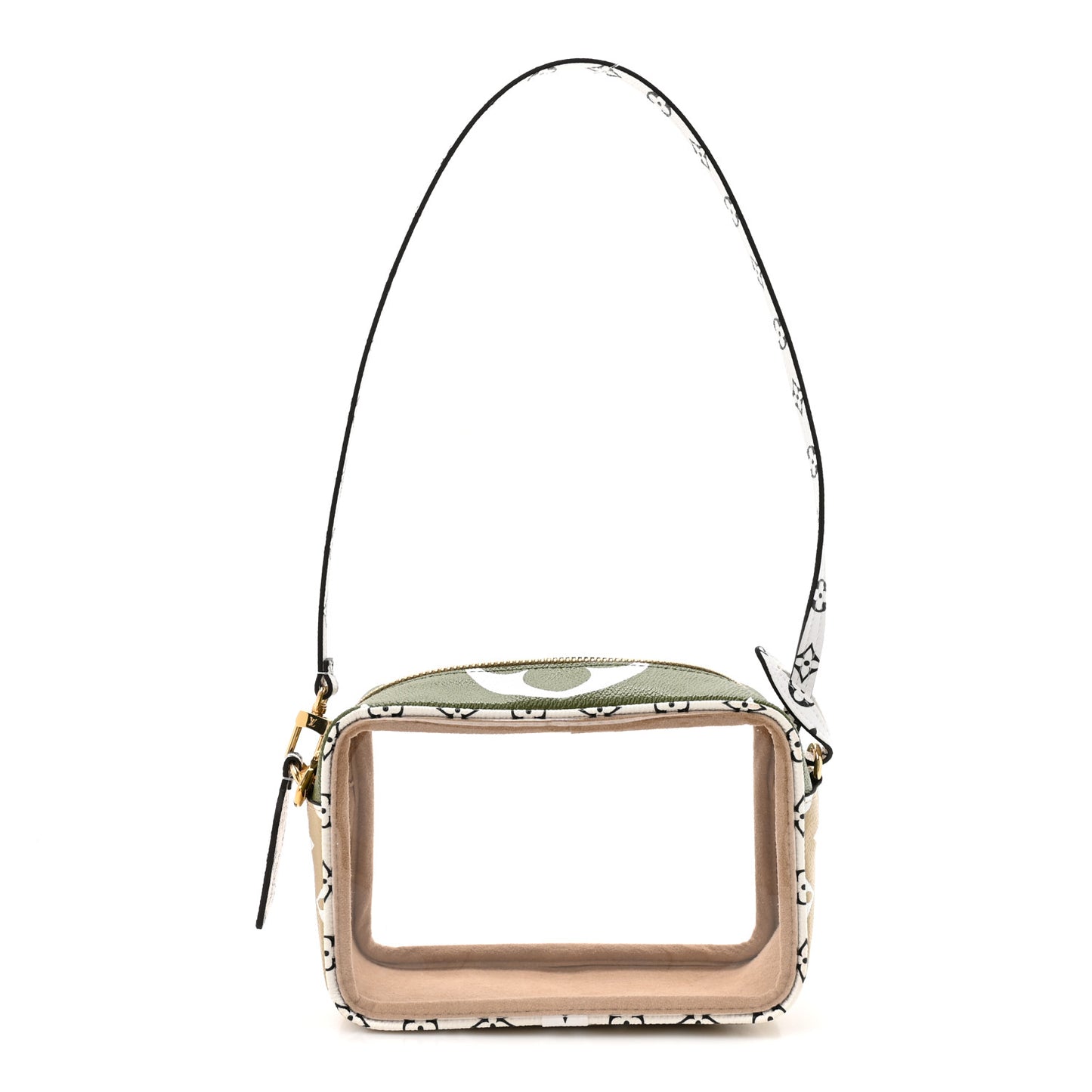 Monogram Giant Beach Pouch Kaki