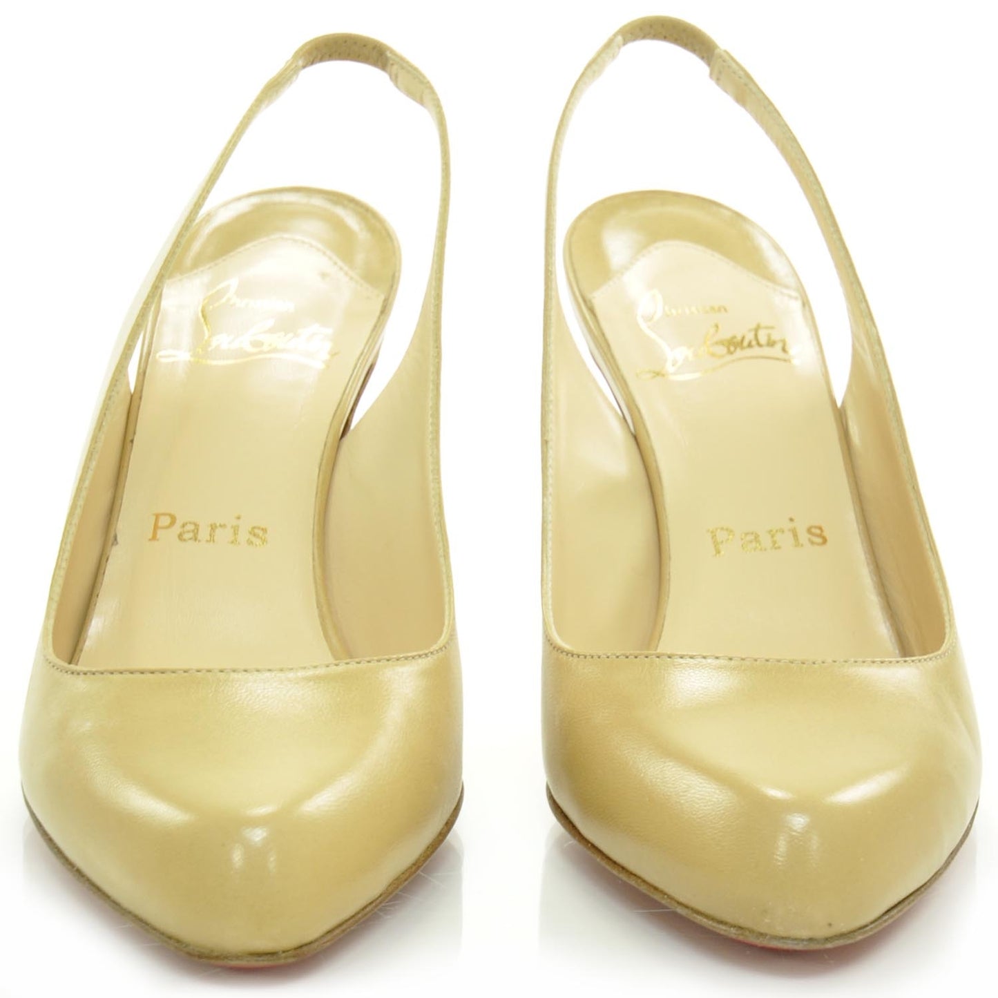 Leather O My Sling 100 Slingback Pumps 36