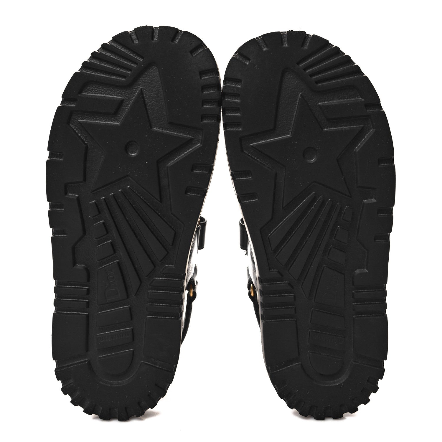 Christian Dior Lambskin Dioract 10mm Sandals 38 Black 5 of 7