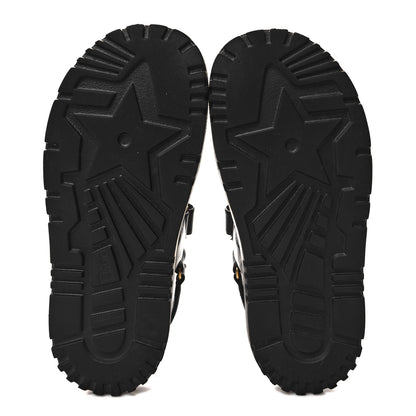 Christian Dior Lambskin Dioract 10mm Sandals 38 Black 5 of 7