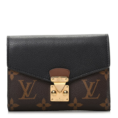 Louis Vuitton Monogram Pallas Compact Wallet NM Black 1 of 6
