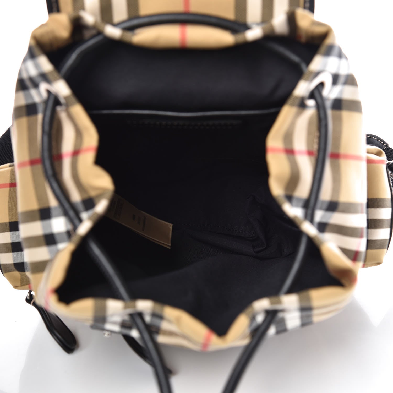 Burberry Vintage Check Small Rucksack Backpack Antique Yellow 5 of 10