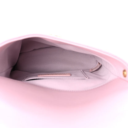 Chanel Calfskin Quilted Pearl Small About Pearls Hobo Bag Light Pink 4 of 9