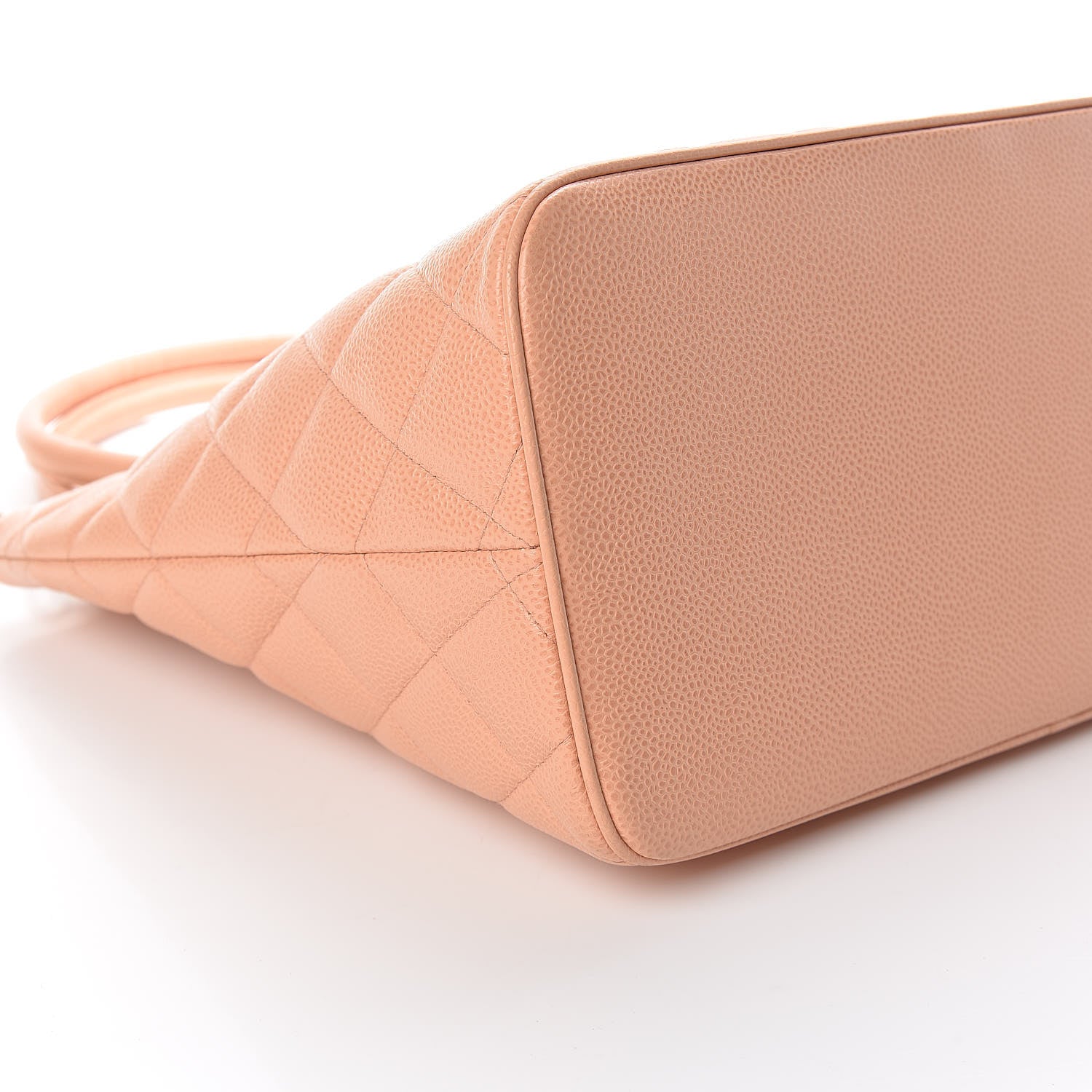 Chanel Caviar Medallion CC Tote Light Pink 9 of 15
