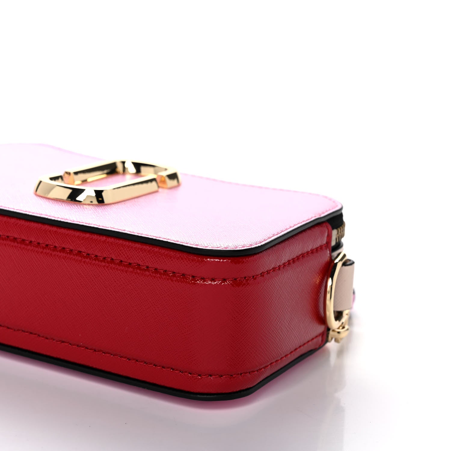 Marc Jacobs Saffiano Small Snapshot Camera Bag Pink Multicolor 11 of 11