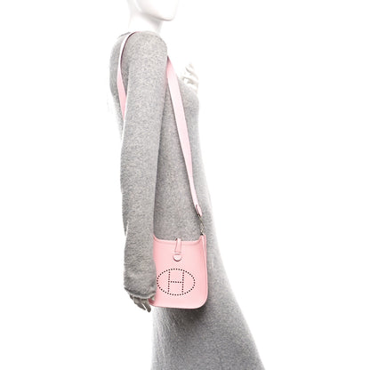 Hermes Taurillon Clemence Evelyne TPM Rose Sakura 2 of 11