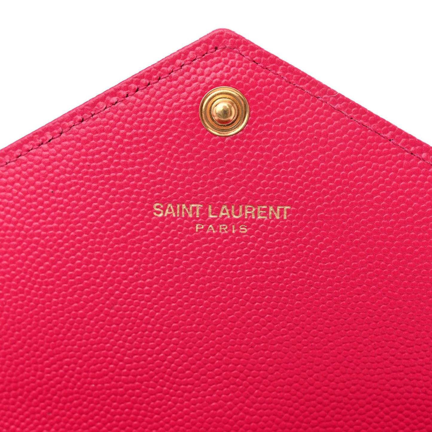 Grain De Poudre Matelasse Chevron Monogram Flap Wallet Bubblegum