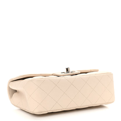 Chanel Caviar Quilted Mini Rectangular Flap Light Beige 4 of 10