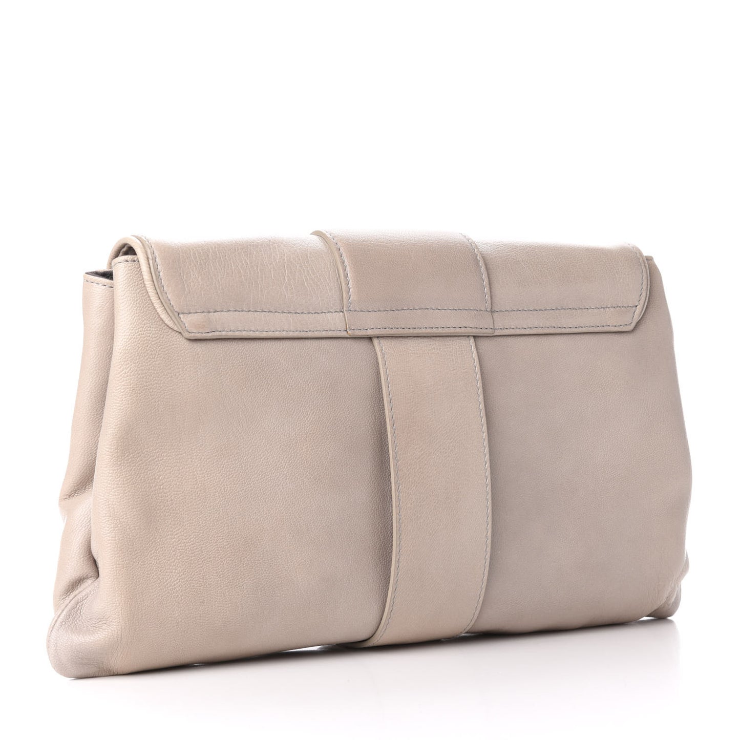 Chevre Stingray Clutch Grey