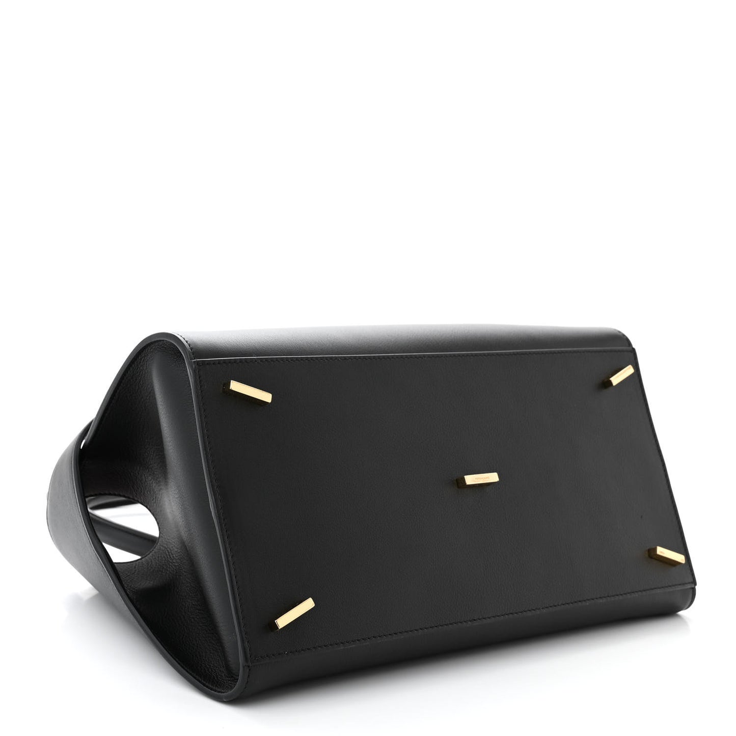 Calfskin Small Hug Bag Black