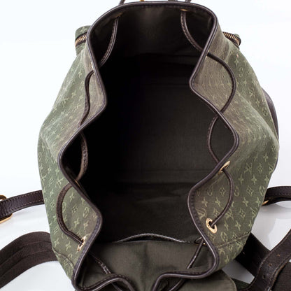 Louis Vuitton Mini Monogram Montsouris GM Backpack Kaki 9 of 10