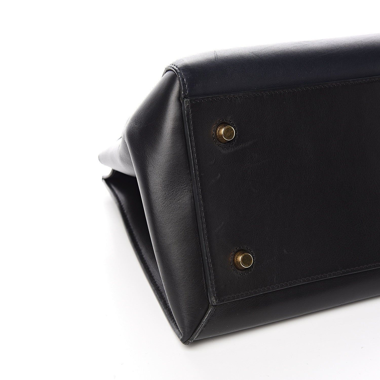 Celine Supple Calfskin Medium Edge Shoulder Bag Black 7 of 10