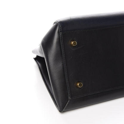 Celine Supple Calfskin Medium Edge Shoulder Bag Black 7 of 10