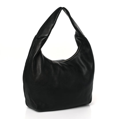 Prada Vitello Daino Hobo Black 3 of 9