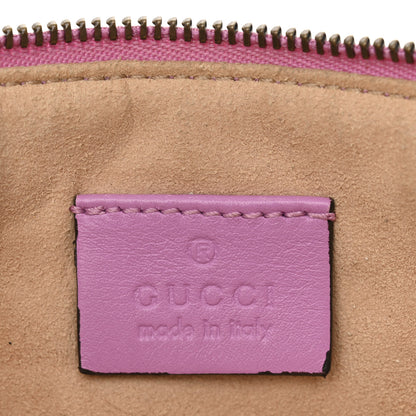 Gucci Calfskin Matelasse Mini GG Marmont Chain Bag Candy Mousse 6 of 14