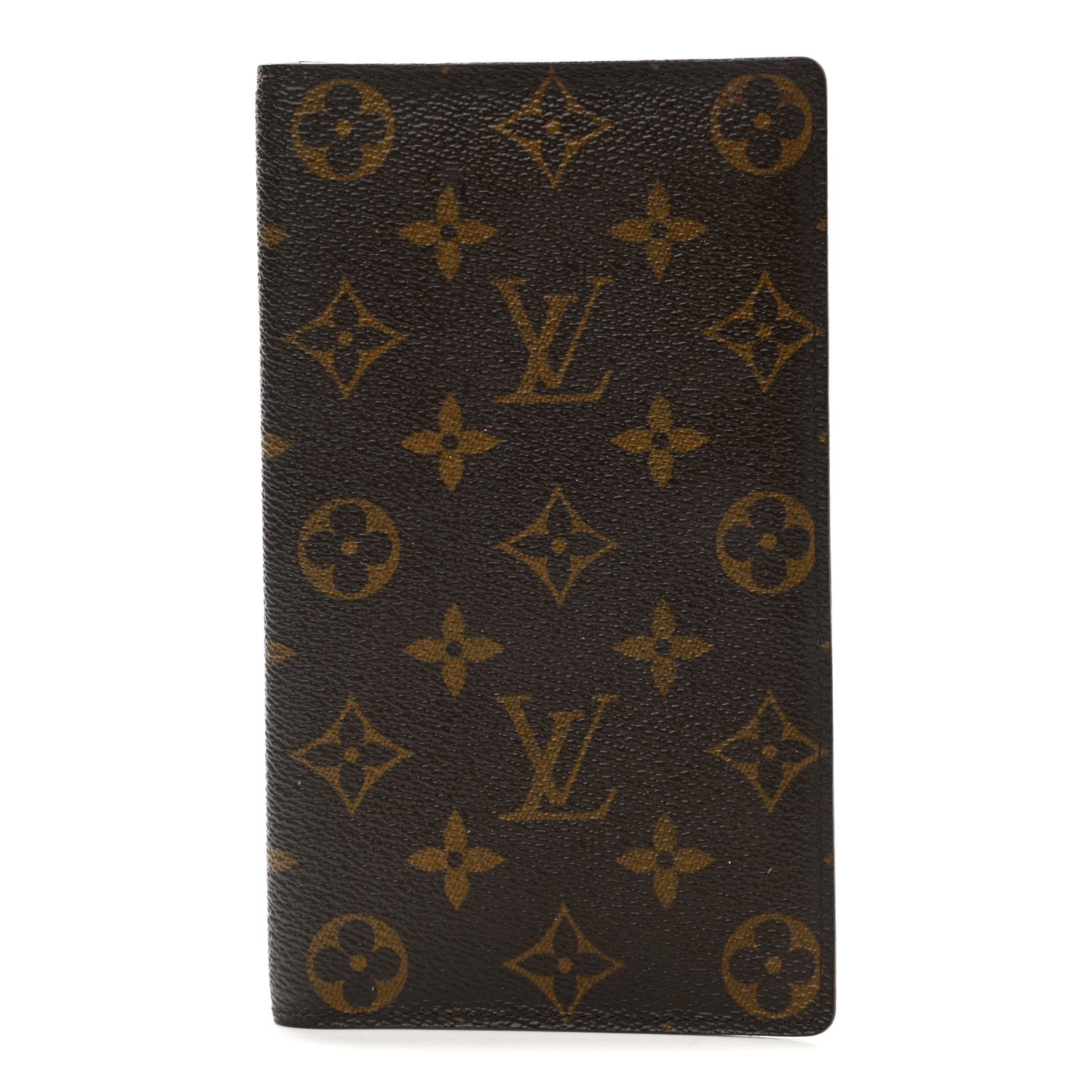 Louis Vuitton Monogram Porte Valeurs Checkbook Wallet 1 of 7