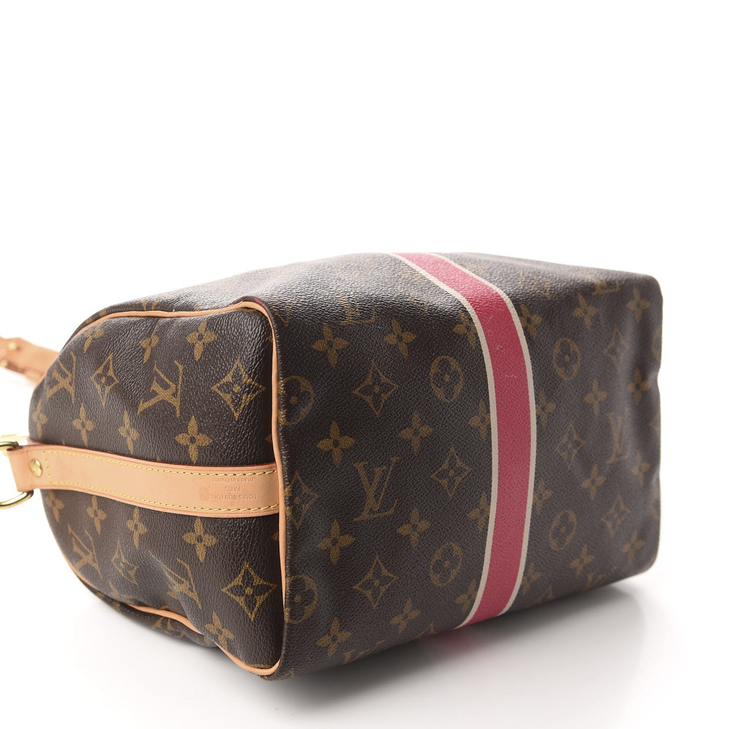 Monogram My LV Heritage Speedy Bandouliere 25 Fuchsia White