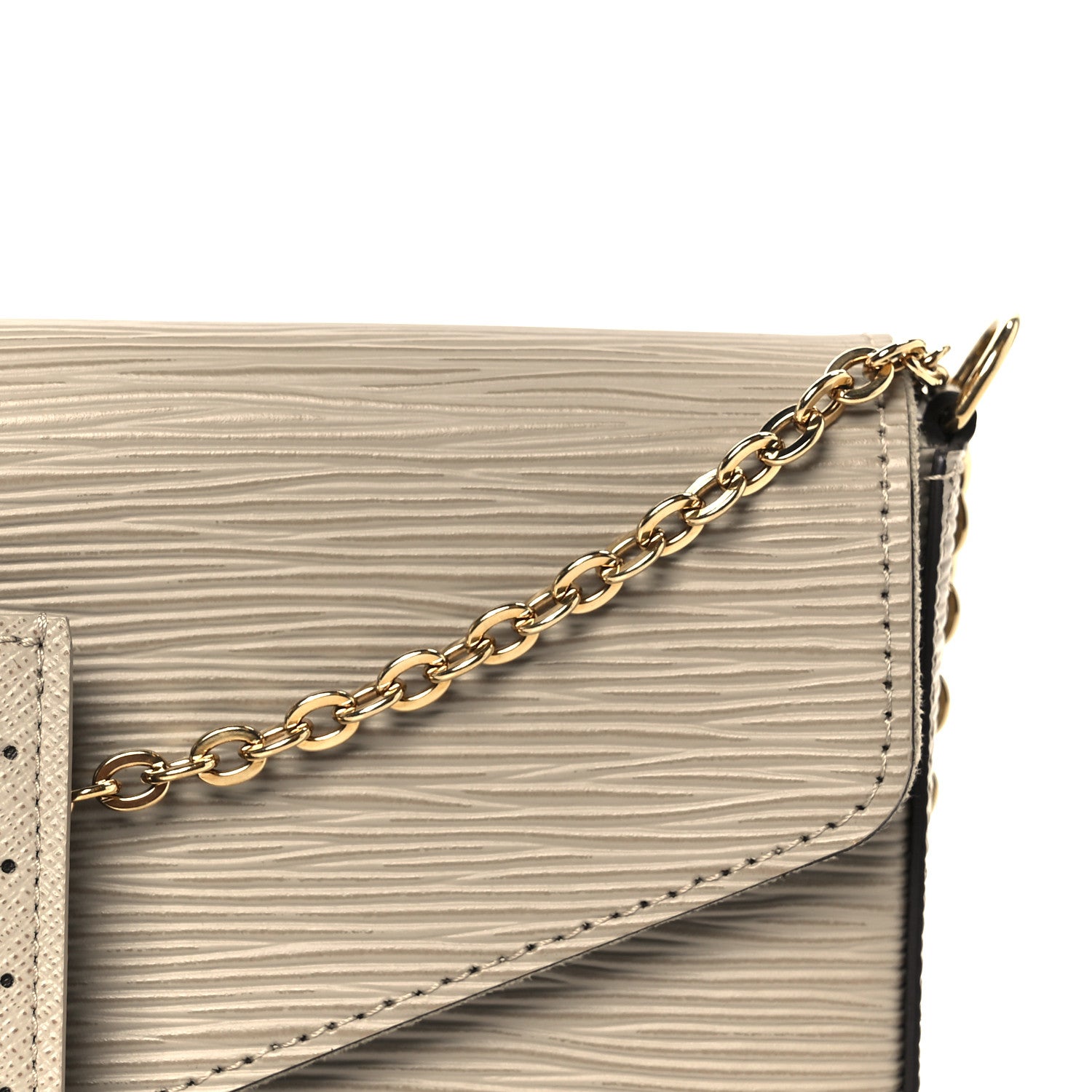 Louis Vuitton Epi Felicie Pochette Chain Wallet Galet 13 of 15