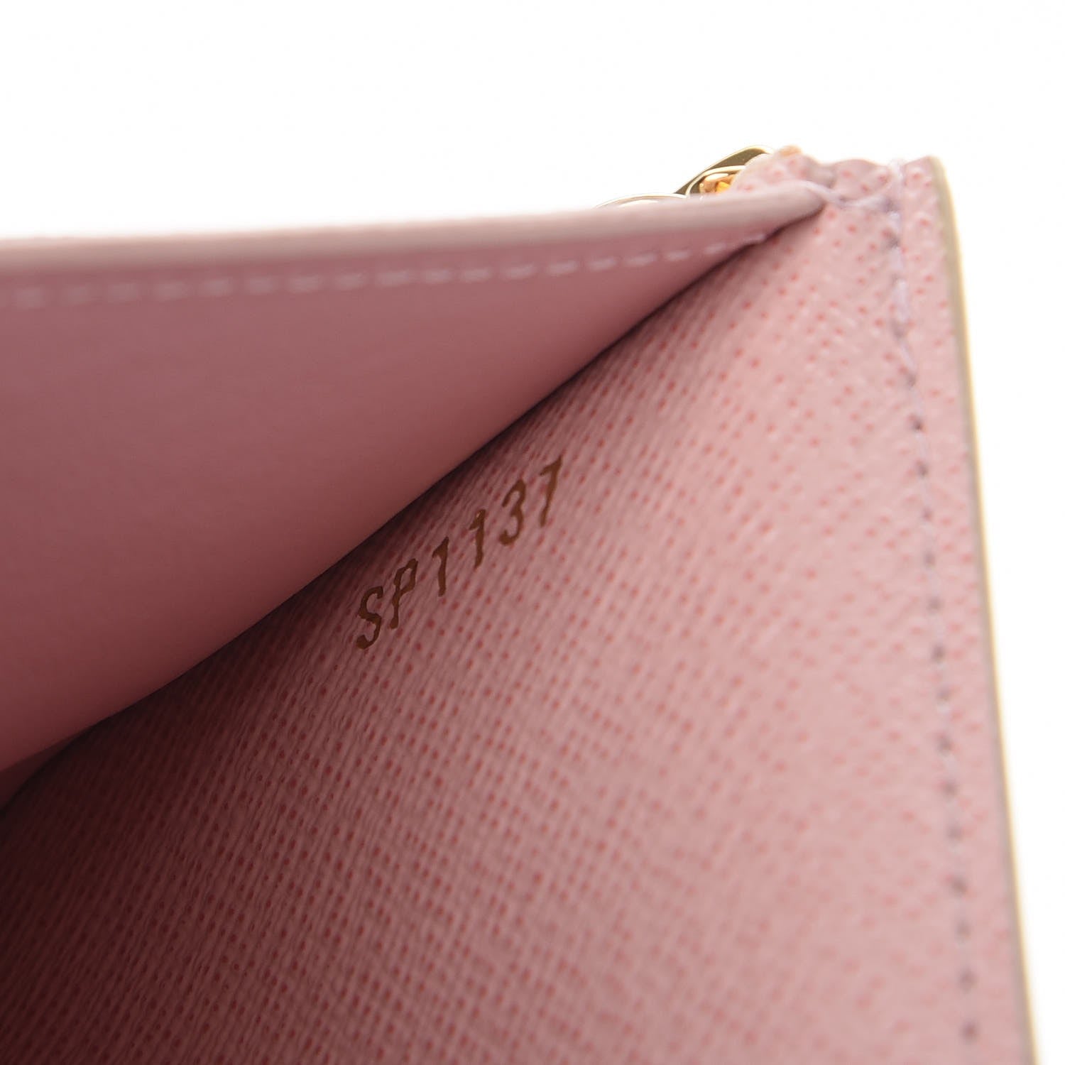 Louis Vuitton Damier Azur Victorine Wallet Rose Ballerine 8 of 10