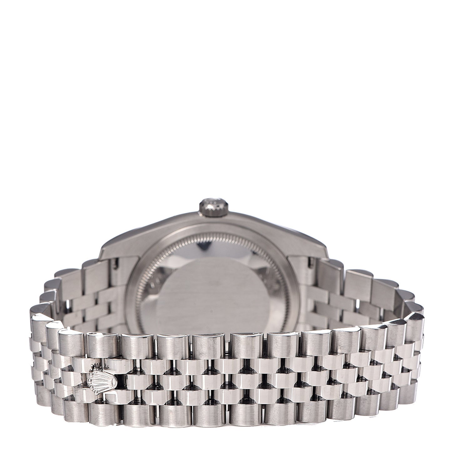 Stainless Steel 18K White Gold 36mm Oyster Perpetual Datejust Watch Blue Roman 116234
