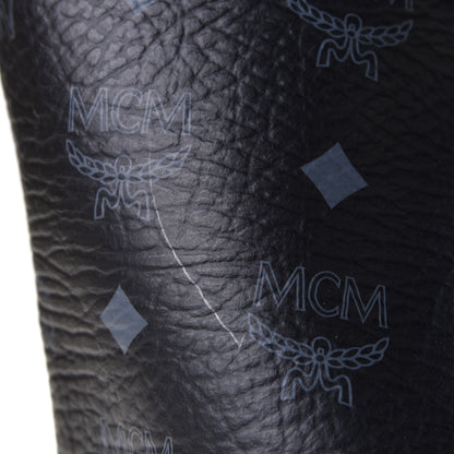 MCM Visetos Shopping Tote Black 5 of 6