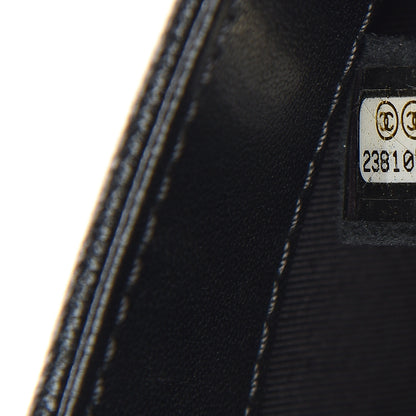 Chanel Sheepskin Quilted Vintage Mademoiselle Flap Black 6 of 9