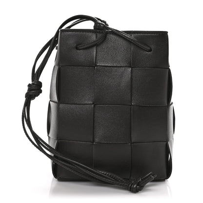 Bottega Veneta BOTTEGA VENETA Nappa Maxi Intrecciato Cassette Bucket Bag Fondant 1 of 10