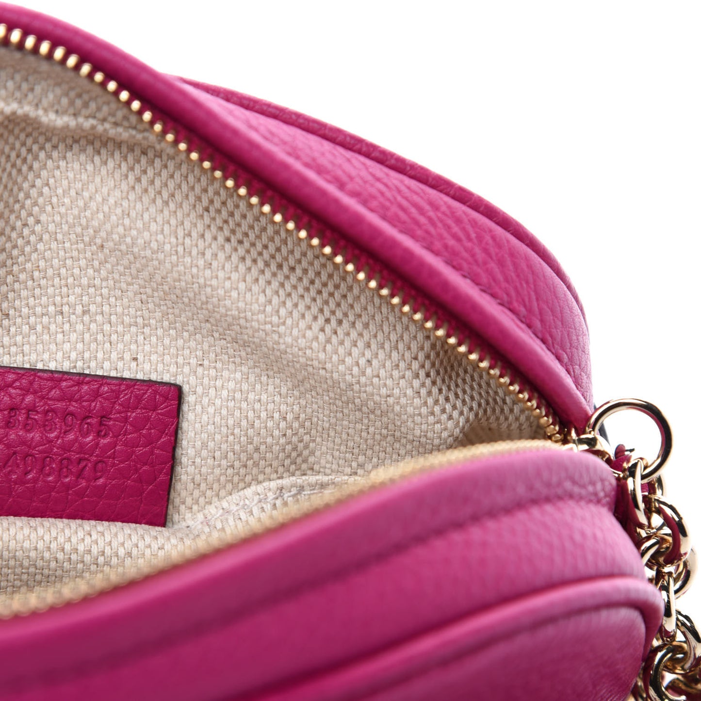 Cellarius Calfskin Mini Soho Chain Bag Bright Bouganville