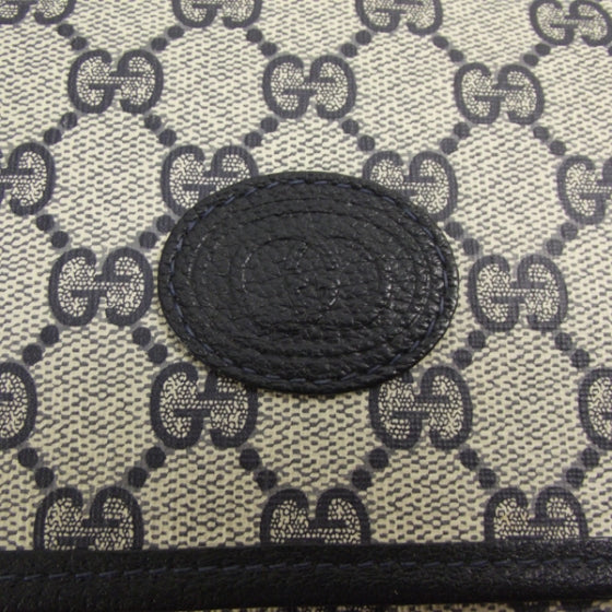 Gucci Monogram Messenger Bag Navy 5 of 8