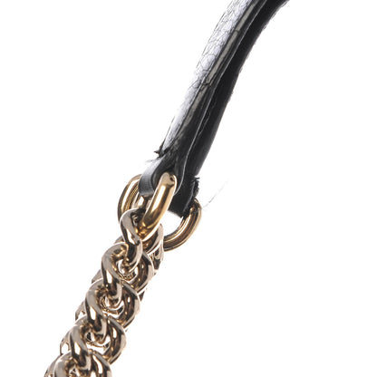 Gucci Pebbled Calfskin Medium Soho Chain Shoulder Bag Black 9 of 10