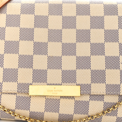 Louis Vuitton Damier Azur Favorite MM 7 of 9