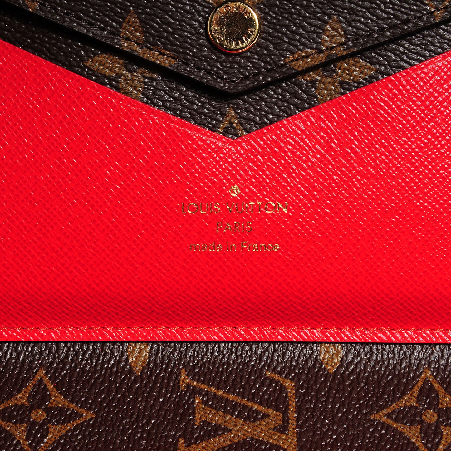 Monogram Daily Organizer Red