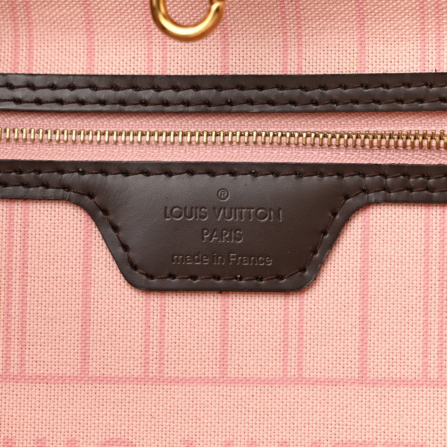 Damier Ebene Neo Neverfull MM Rose Ballerine
