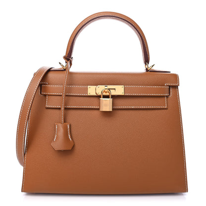 Hermes Epsom Kelly Sellier 28 Gold 1 of 11
