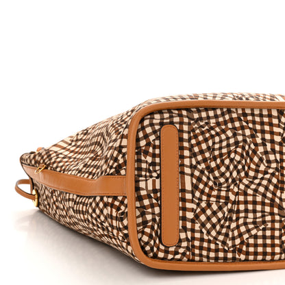 MCM Visetos Medium Liz Reversible Shopper Tote Cognac 14 of 15