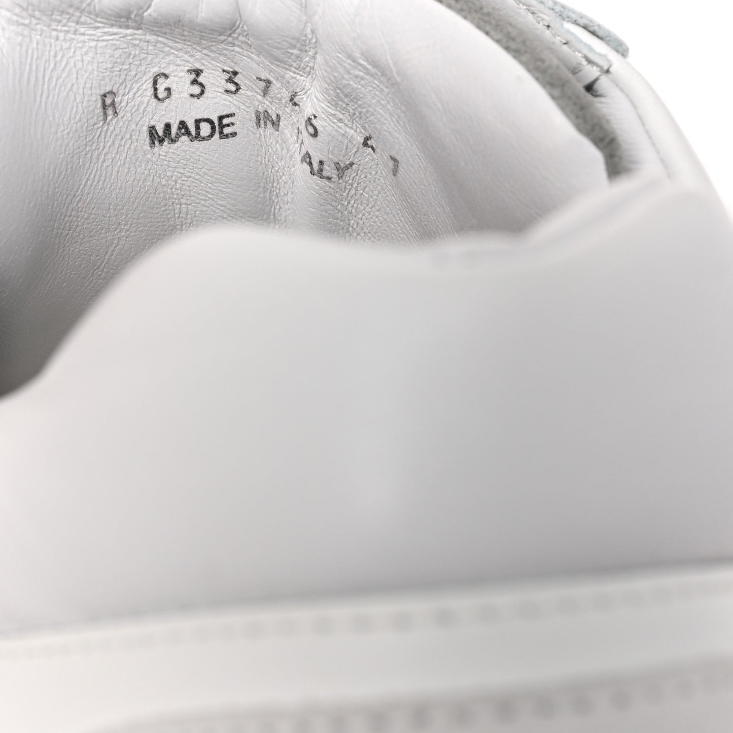Suede Calfskin CC Sneakers 41 White Grey Blue