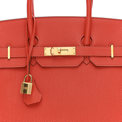 Hermes Togo Birkin 35 Capucine 8 of 13