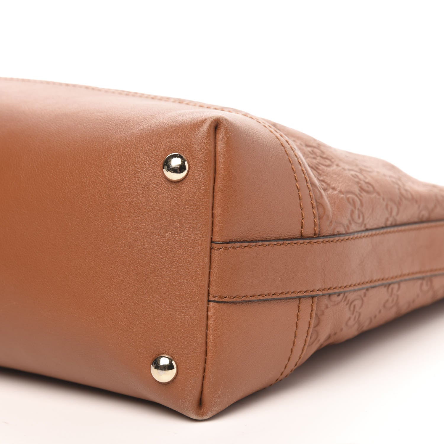 Gucci Guccissima Hobo Shoulder Bag Saffron 10 of 11