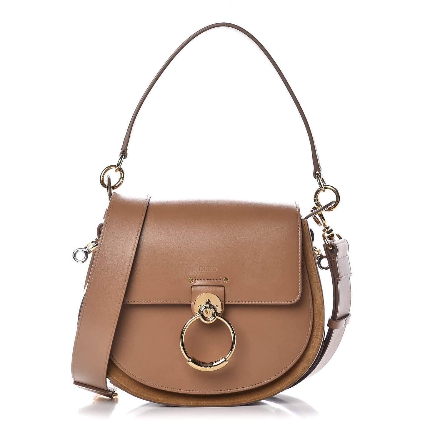 Calfskin Large Tess Bag Nut