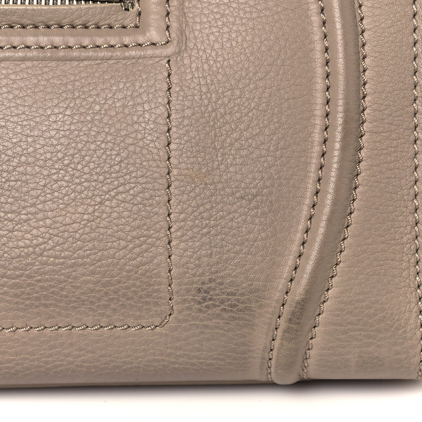 Supple Calfskin Medium Phantom Luggage Beige