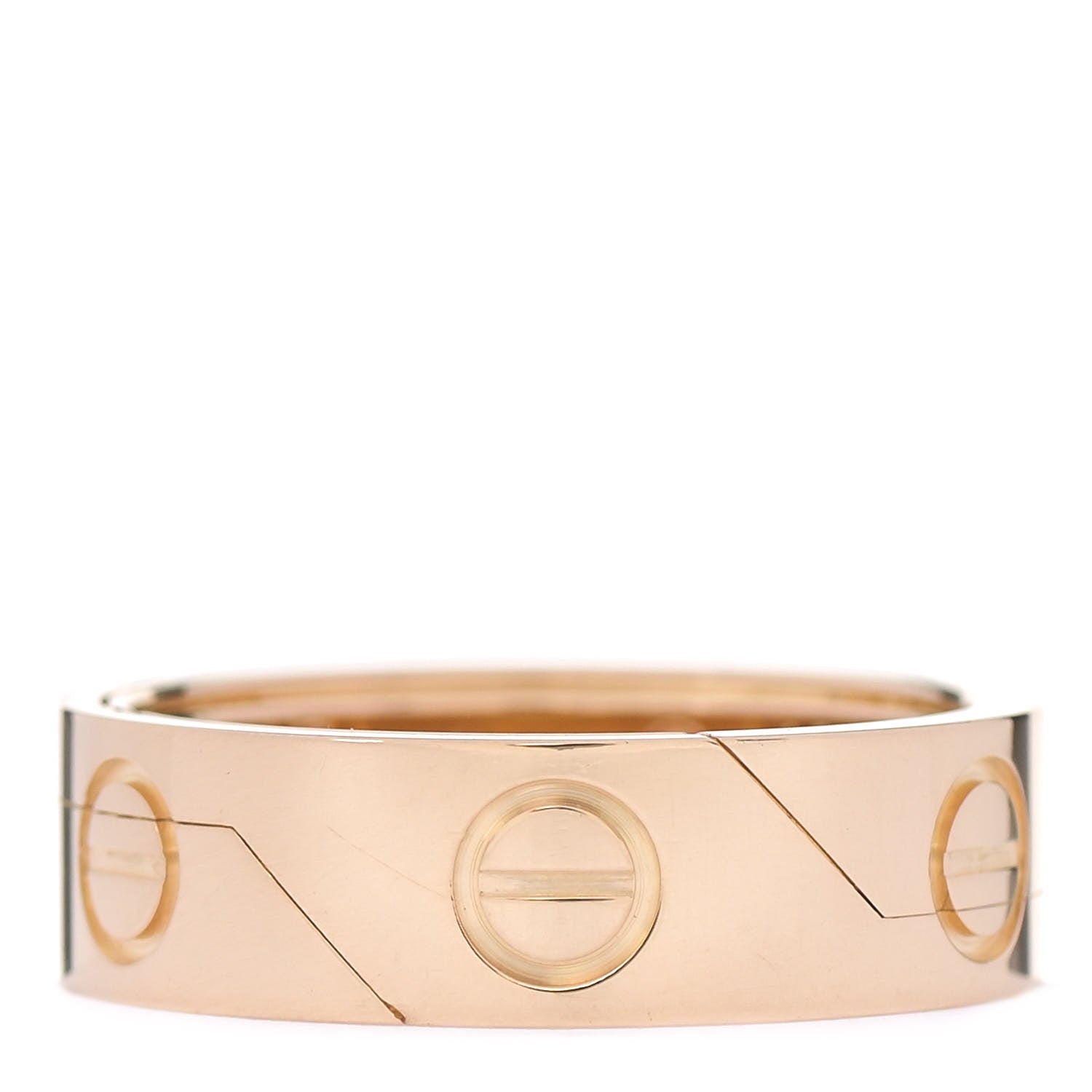 Cartier 18K Yellow Gold 7mm Astro LOVE Ring 63 10.25 1 of 6