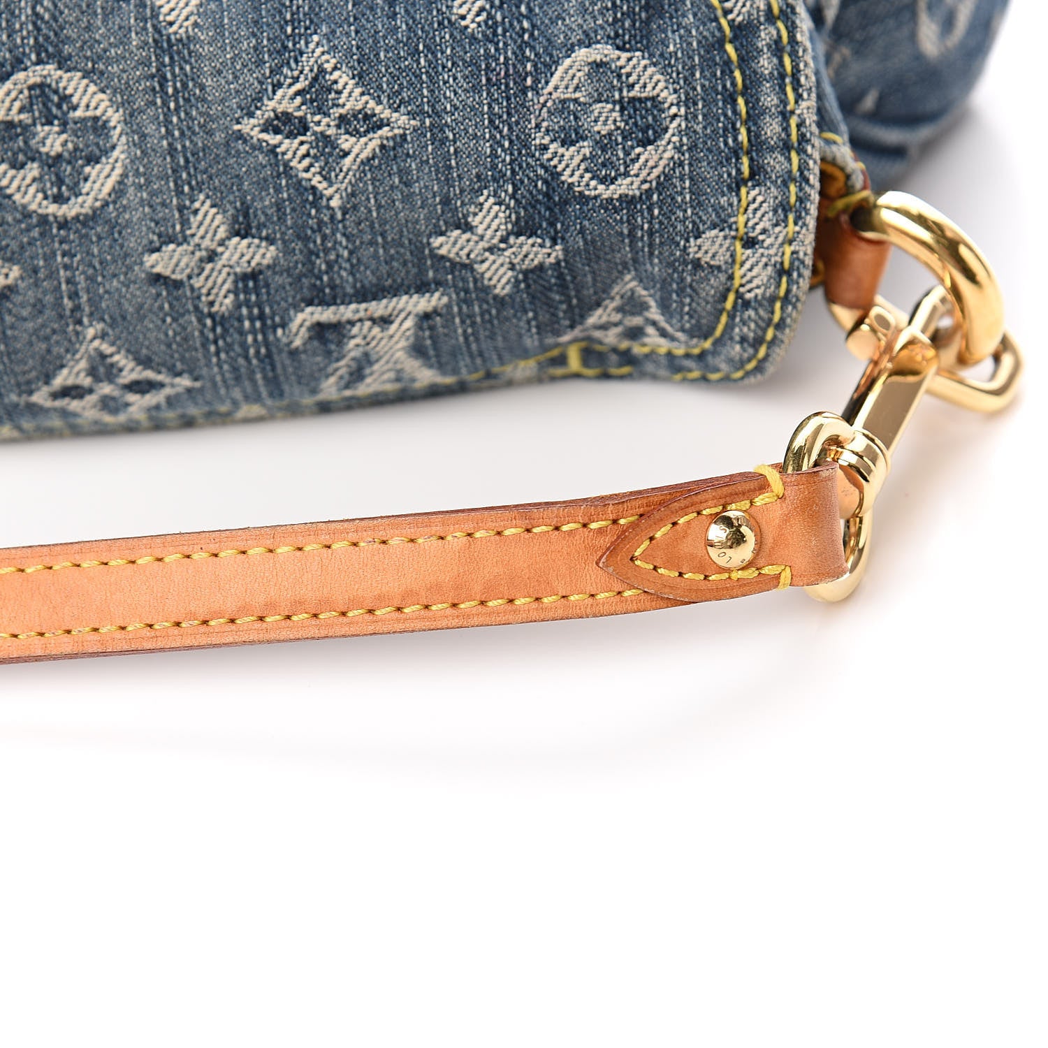 Louis Vuitton Monogram Denim Mini Pleaty Blue 10 of 12