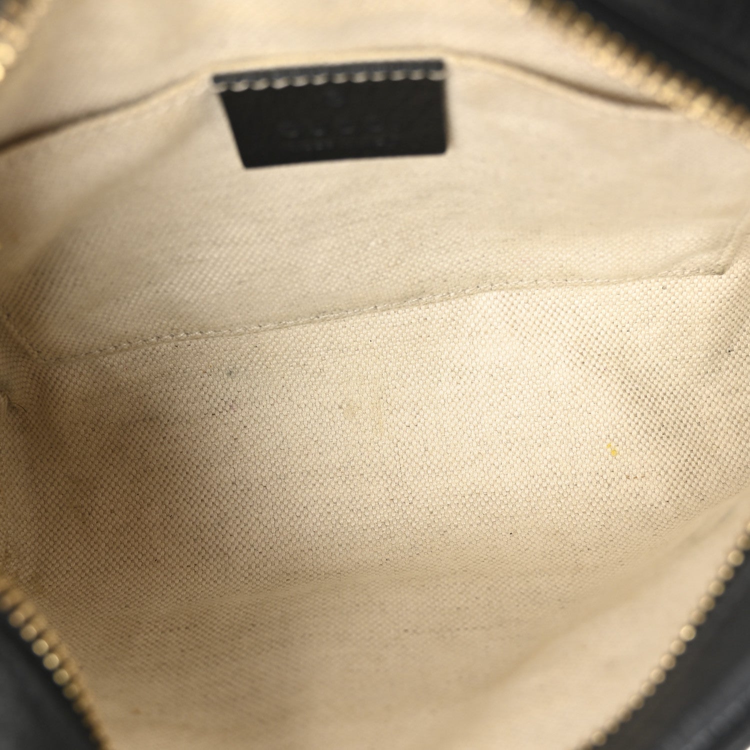 Gucci Jacquard Black Denim GG Monogram Textured Dollar Calfskin