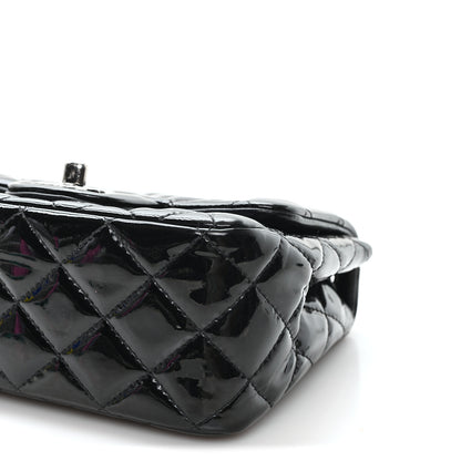 Chanel Patent Calfskin Quilted Mini Square Flap Black 10 of 11