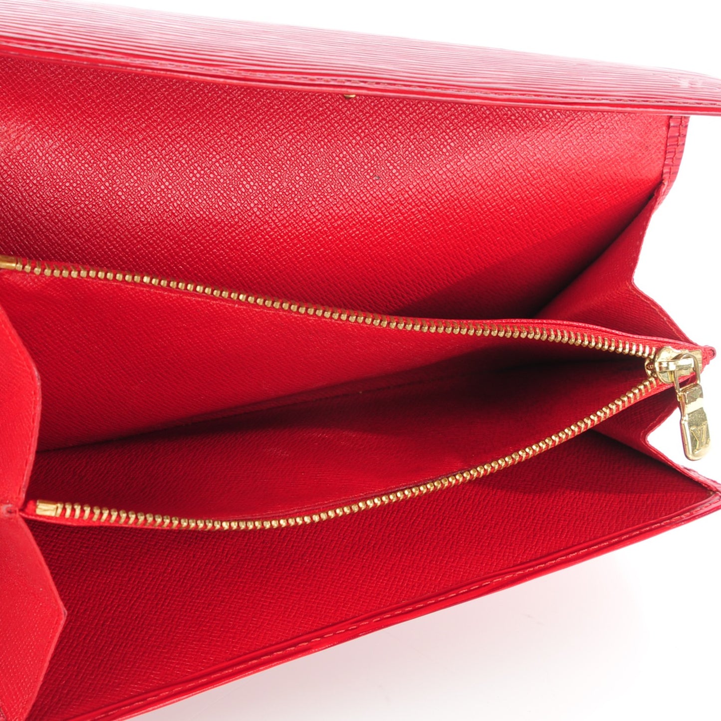 Epi Porte-Monnaie Credit Wallet Castillan Red