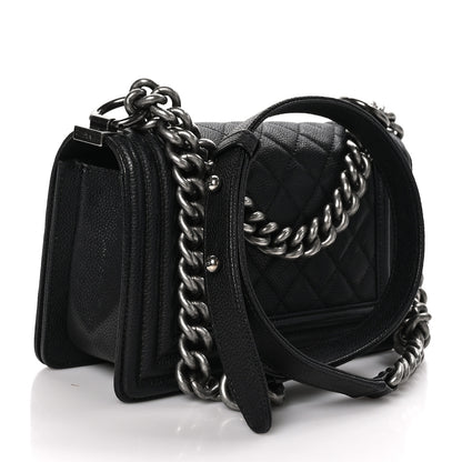 Chanel Caviar Quilted Small Boy Flap Black 3 of 11