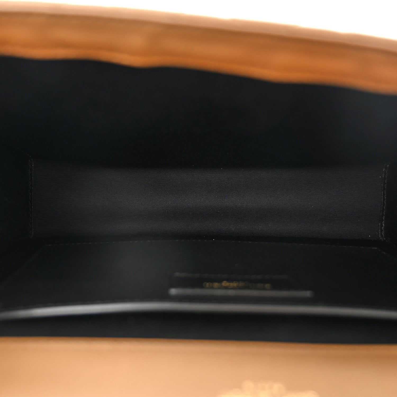 Saint Laurent Lambskin Mixed Matelasse Triquilt Medium Monogram Satchel Dark Cork 5 of 10
